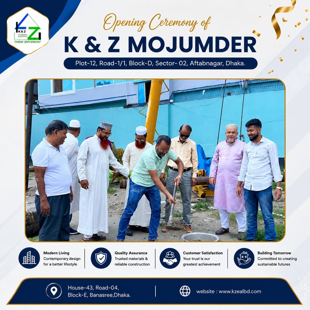Opening Ceremony of "K & Z Mojumder"